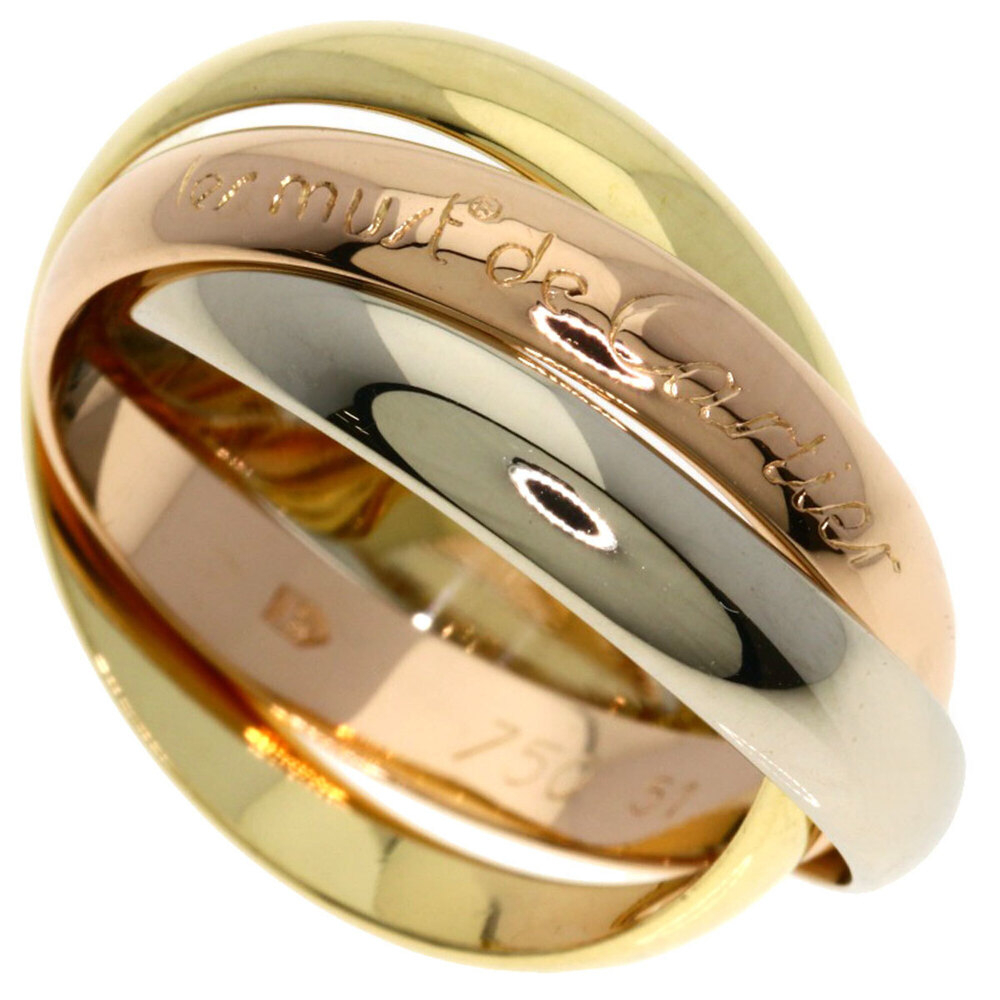 Cartier Trinity #51 Ring - 18K Yellow Gold/18K Pink White Gold Women's CARTIER